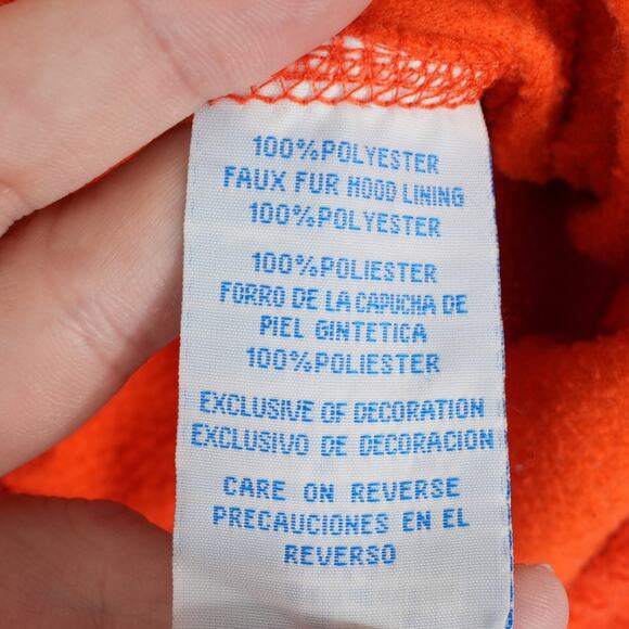 Auburn Tigers Hoodie Womens XL 16/18 Orange Full Zip Pro Edge Knights Apparel - Picture 6 of 8